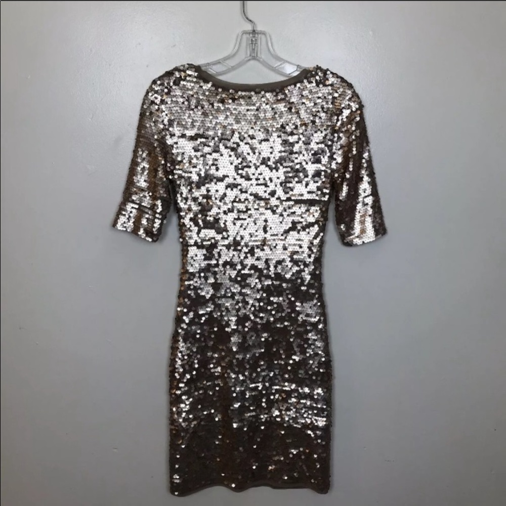bcbgmaxazria Sequin Marta Holiday Cocktail Dress - Picture 4 of 7